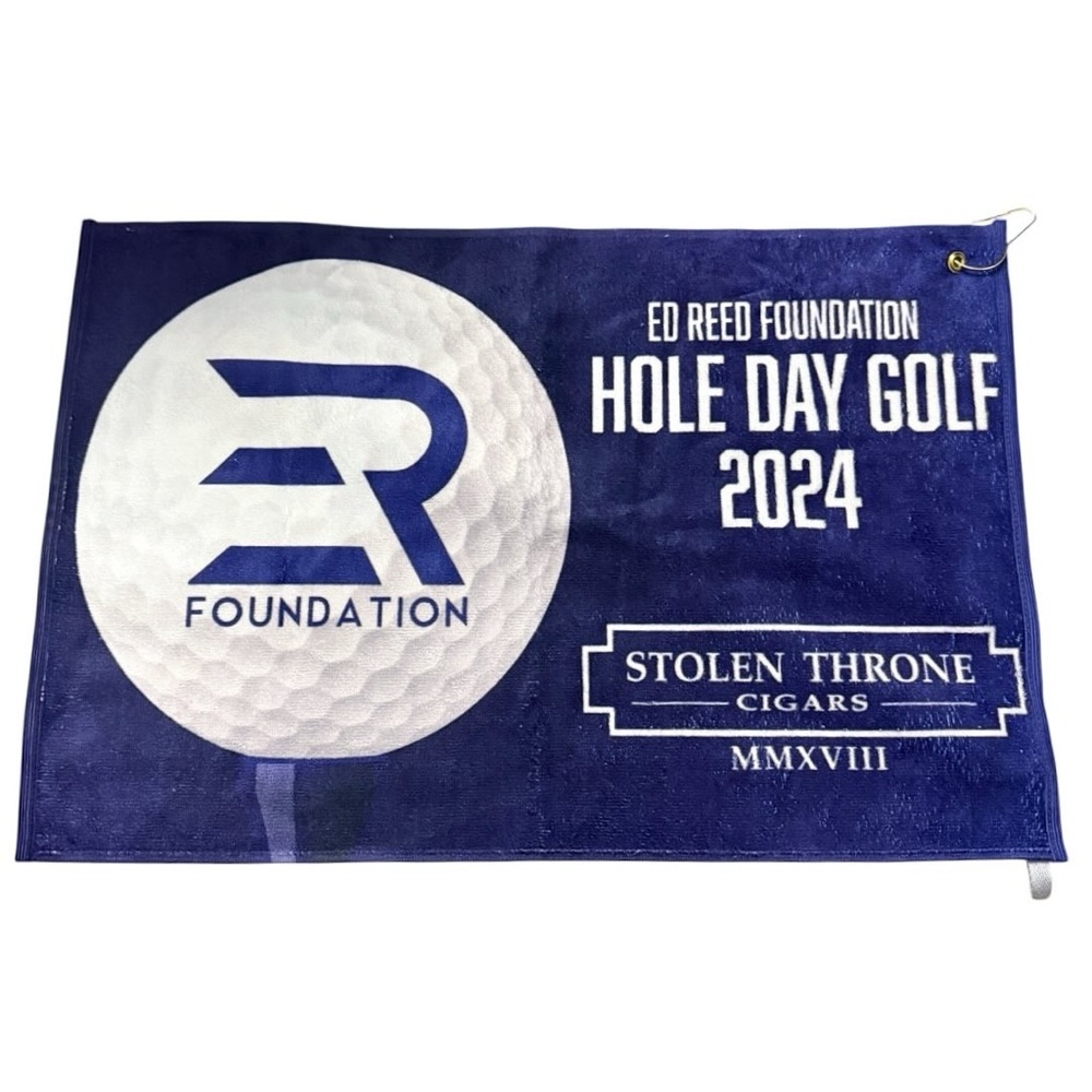 Towel Specialties Ed Reed Foundation 2024 Hole Day Golf Fundraiser Towel